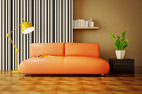Muebles de colores vibrantes